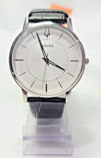 BULOVA WHITE DIAL MEN'S WATCH