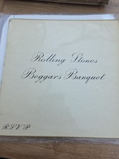 Rolling Stones Vinyl LP Beggars Banquet original 1968 1st Press Stereo