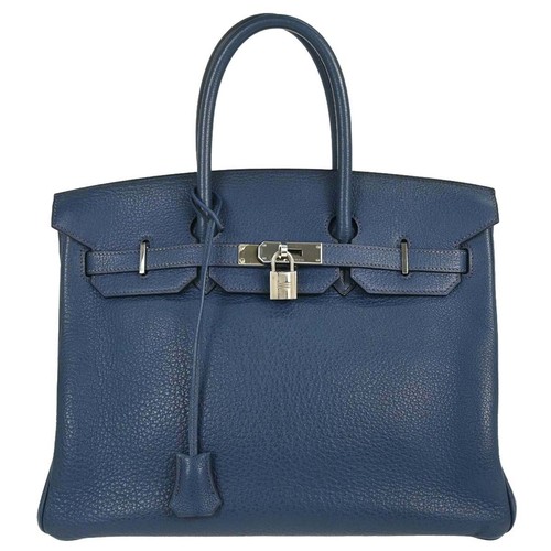 Borsa mano hermes blue fjord - mano,