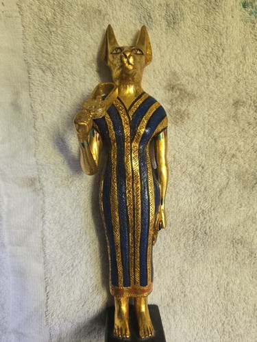 Statua egizia agi - statua, artigiani
