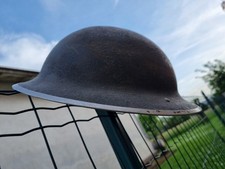 Elmetto Brodie Inglese Originale Ww2 Campagna D'Italia Seconda Guerra Mondiale