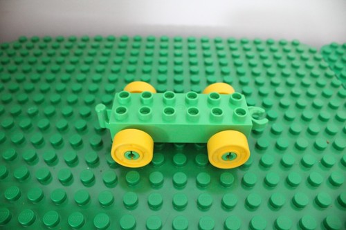 Duplo base treno 2x6 - duplo, ruote