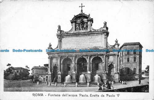 R149617 roma fontana - roma., dell