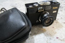 Black Rollei 35 Film Camera w/