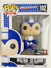 Funko Pop! Giochi: Mega Man #102 Mega Man - Ice Slasher Game Stop Esclusivo