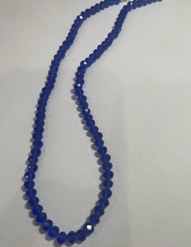 Collana con perline bicono