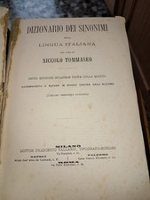 Antico Dizionario Dei Sinonimi