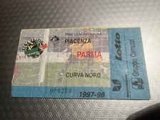 Piacenza-parma biglietto ticket calcio 1997/98(Lazio,Inter,Roma,Milan,napoli)