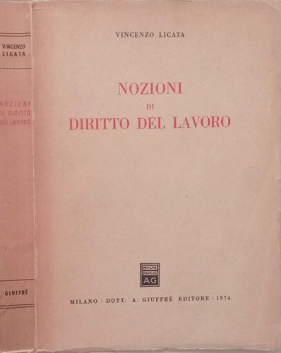 Nozioni diritto del lavoro - del,