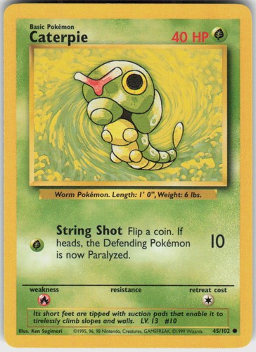 Caterpie 102 common - caterpie, base