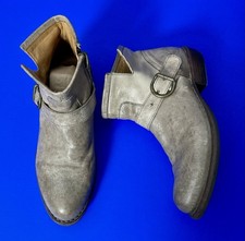 Stivaletti FIORENTINI + BAKER funghi beige pelle stile western EU 38 UK 5