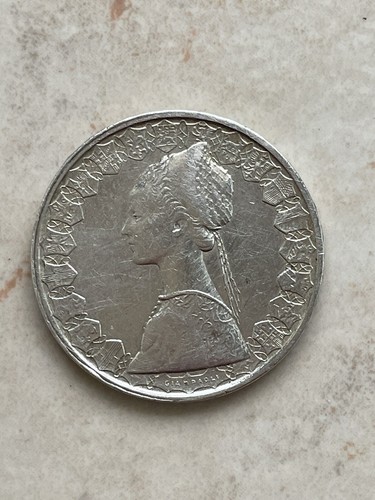 500 lire caravelle - 500, argento