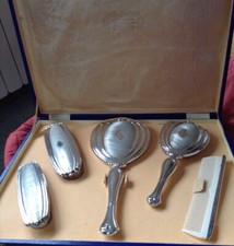 Set Toeletta Antico Argento 800 Nuovo. Confezione Originale PEZZO UNICO