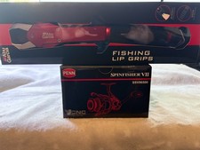 PACCHETTO COMBINATO * PENN SPINFISHER VII 6500 * IMPUGNATURA LABBRA PESCA ABU * SPEDIZIONE GRATUITA