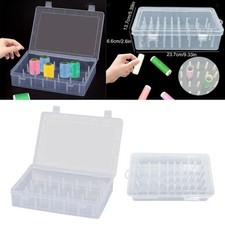 Scatola portaoggetti per filo da cucito Contenitore trasparente per 