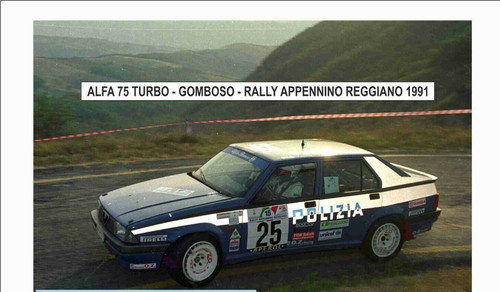 Alfa romeo turbo rally - romeo,
