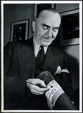 Foto vintage Eddie Rickenbacker United Airlines 1962 Ft 36800 - Stampa 13x18 cm