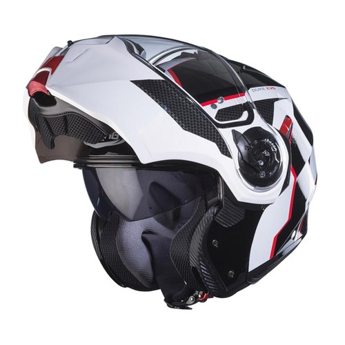 Caberg duke evo move white - caberg, red