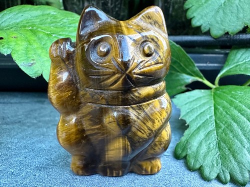 Oeil tigre figurine maneki - oeil,