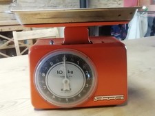 Bilancia da cucina vintage, anni-60, Stube, arancione