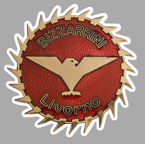 Bizzarrini livorno sticker - livorno,