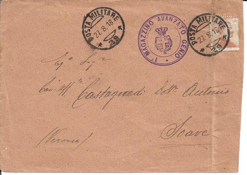 Posta militare genio - militare, 1°