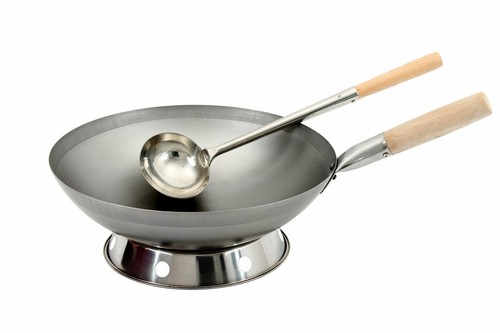 Wok set padella - wok, 40cm
