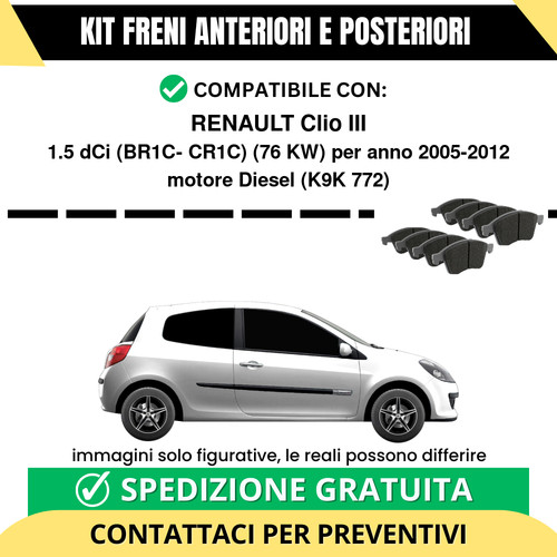 Pastiglie freno ant - freno,
