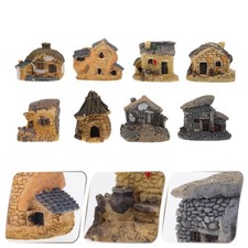  8 Pcs Casetta Miniatura Casa