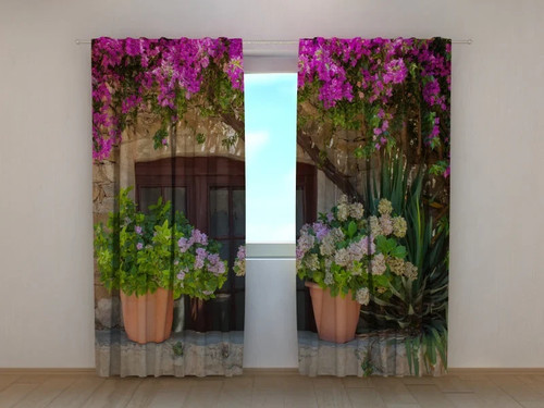 Tende fiori vaso - in,