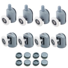 Sweieoni 8 pezzi Rotelline Box Doccia Rotelle Cuscinetti Box Doccia, 4 Rull jS7L