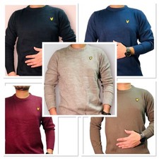 MAGLIONE GIROCOLLO ALLA MODA DA UOMO LYLE E SCOTT PER TUTTE LE STAGIONI