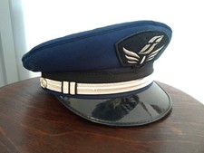 FS Ferrovie Cappello TG 58 Copricapo Treni Treno Italia Trenitalia Blu Copricapo