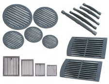 Griglia angolare camino stufa