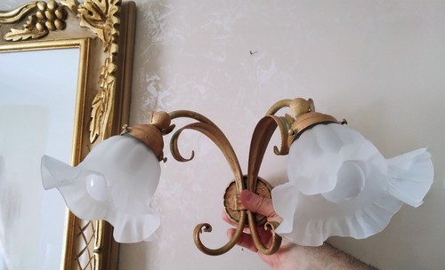 Applique doppia lampada - ,