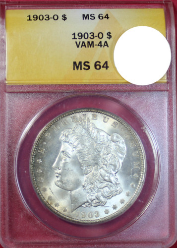 1903 dollaro morgan anacs - dollaro,