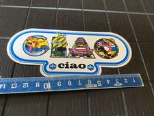 ADESIVO PIAGGIO CIAO ORIGINALE VINTAGE ANNI 70/80 PUBBLICITARIO MOTORINO 