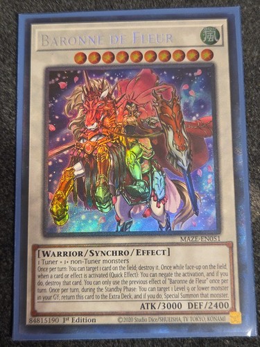 Yugioh baronna fleur - yugioh,