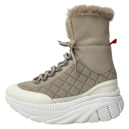 Mbt gray beige white - gray,