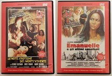 dvd LE NOTTI EROTICHE DEI MORTI VIVENTI + EMANUELLE E GLI ULTIMI CANNIBALI L&F