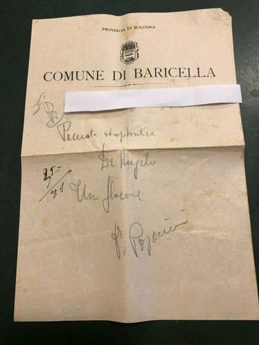 Carta intestata vintage epoca - intestata,