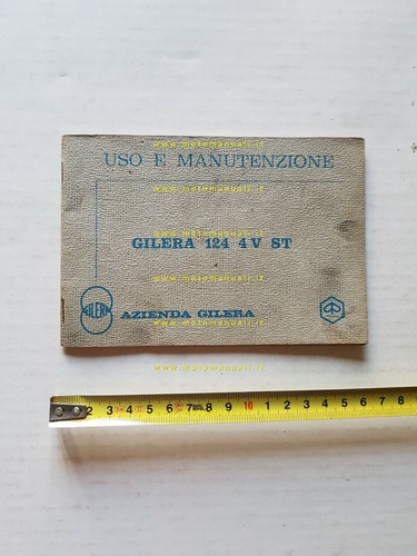 Gilera 124 1970 manuale - gilera, 4v