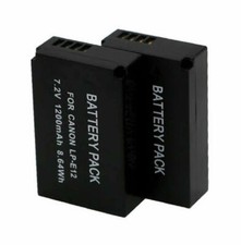 CONFEZIONE 2 batterie LP-E12