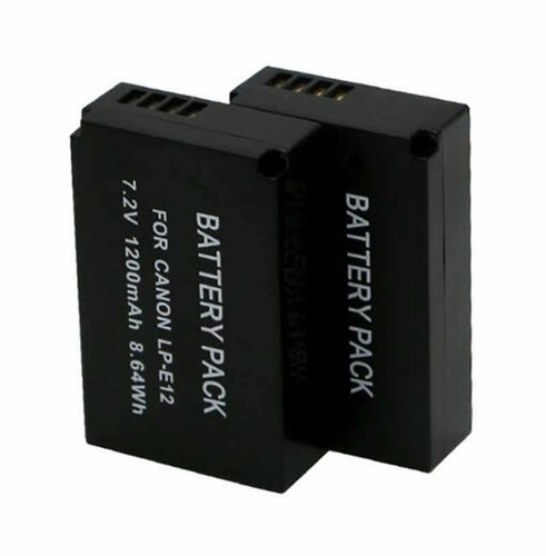 Confezioni batteria e12 - 2, lp-e12