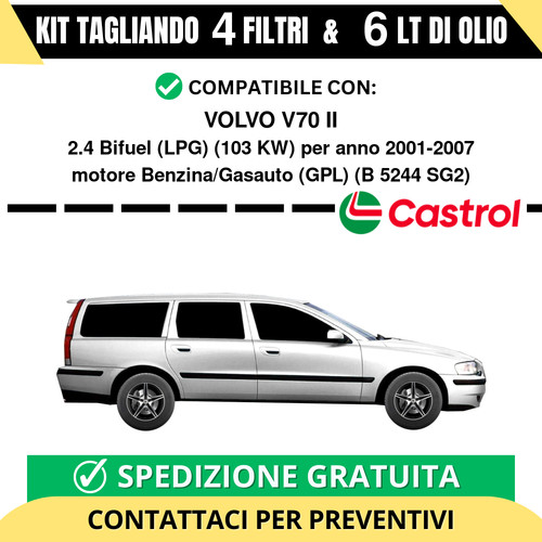 Tagliando per volvo v70 - per, ii
