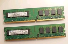 2 Moduli RAM DDR2-667 1GB