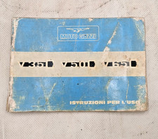 LIBRETTO USO E MANUTENZIONE-MOTO GUZZI V35 C ANNO 1983 AL 1988