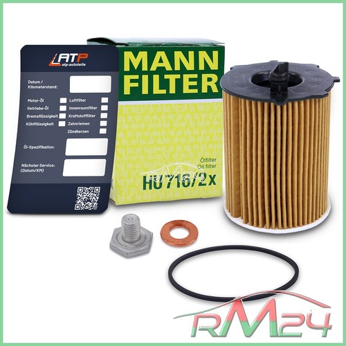 Mann filtro olio tappo - +, +
