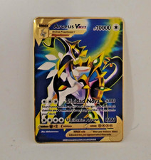 Scheda Arceus VMAX metallo