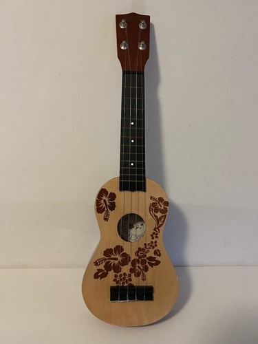 Ukulele hawaiano con fiori - , di